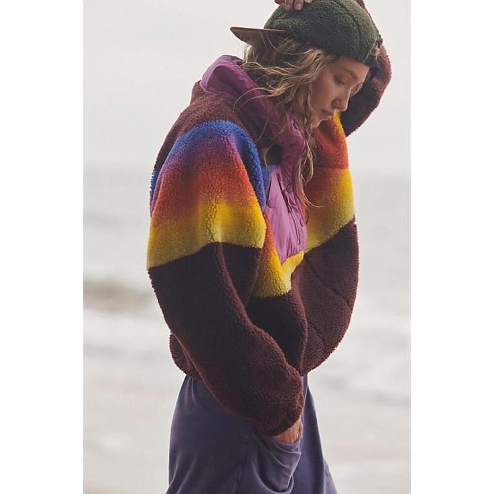 Free People Hit The Slopes Fleece Jacket